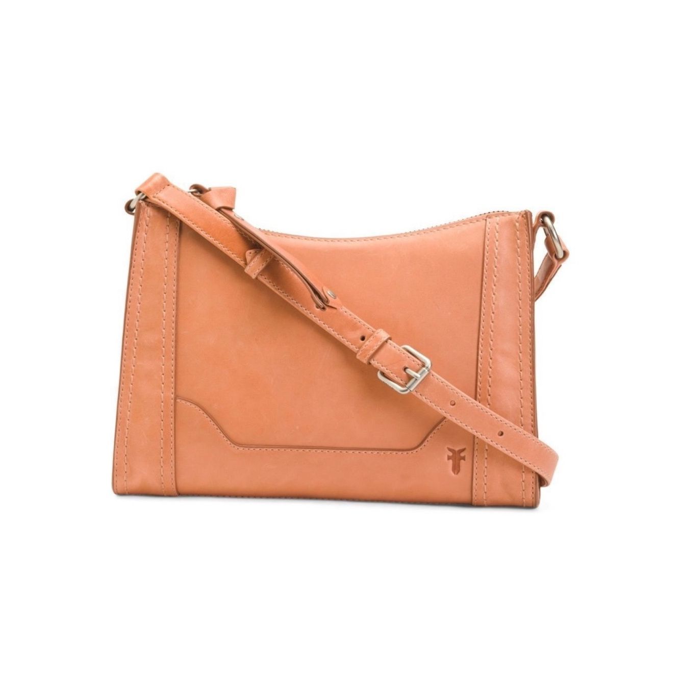 Frye Light Brown Almost Pink Melissa Leather Crossbody Bag Purse